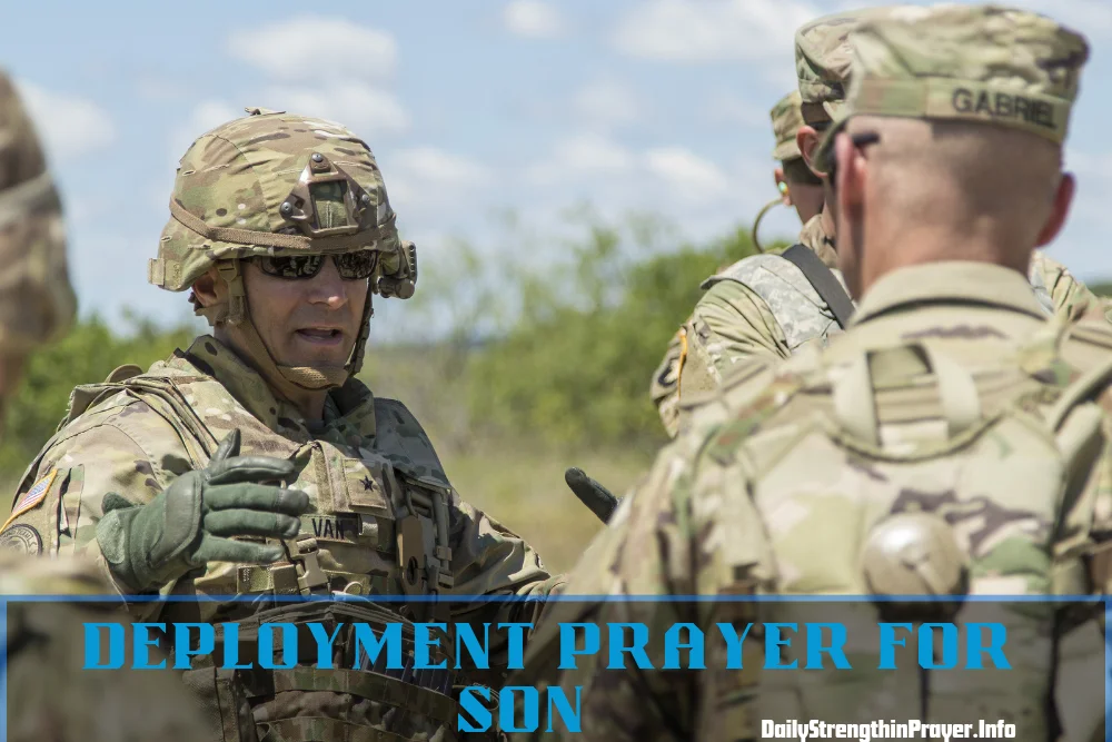 Deployment Prayer for Son