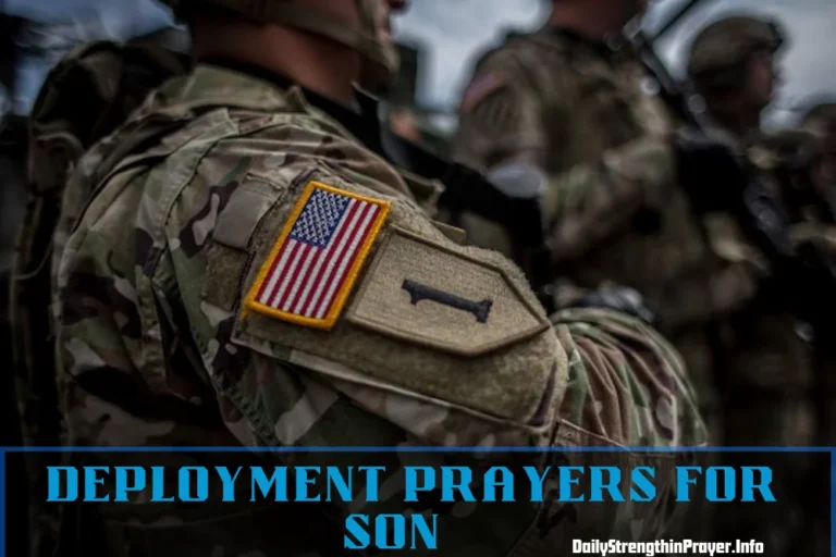 15 Loving Deployment Prayers for Son