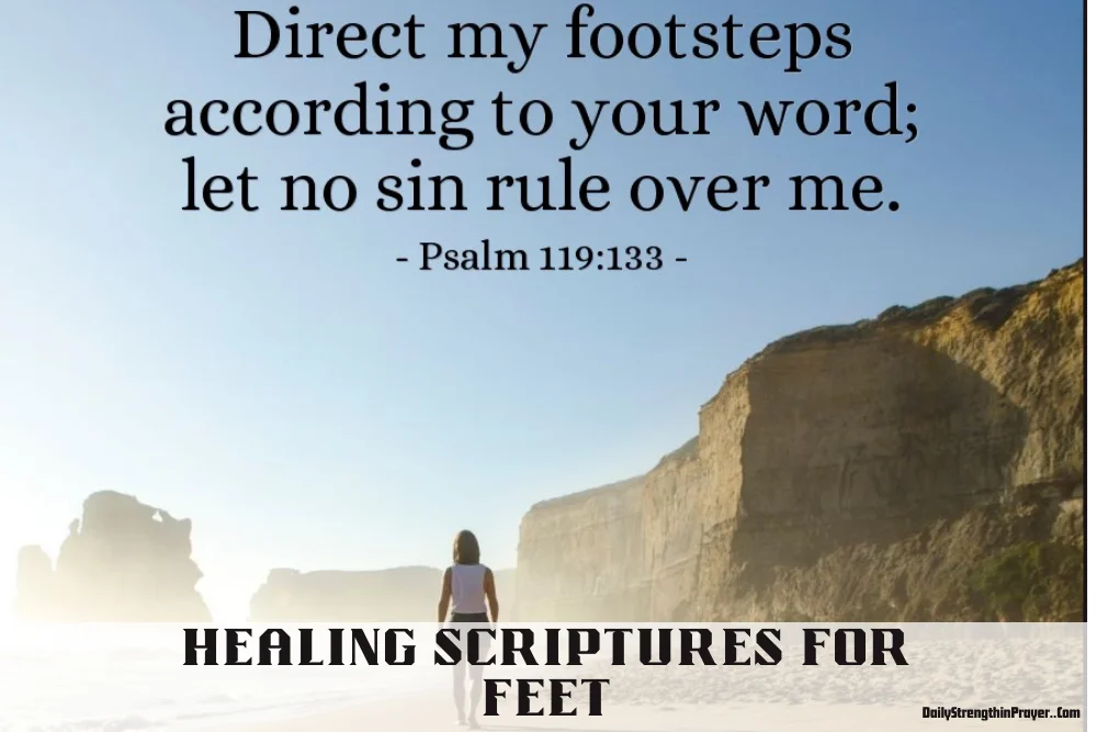 Healing scripture for feet