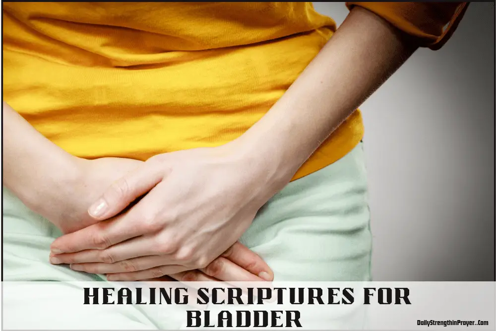 Healing scriptures for bladder problems