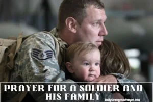 Prayer for Soldier and His Family