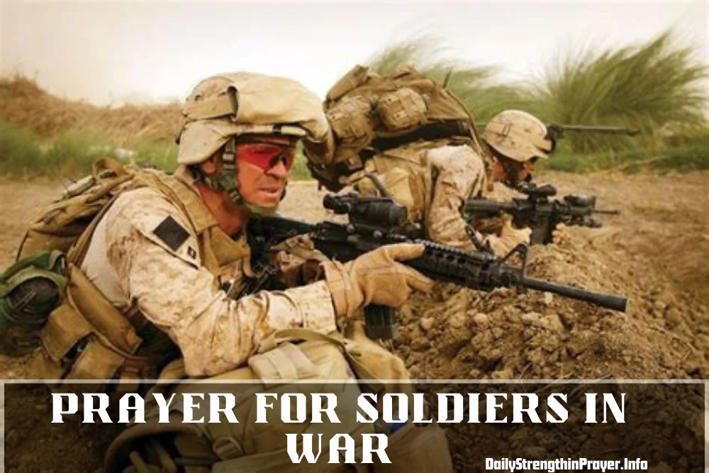 Prayer for Soldiers in War