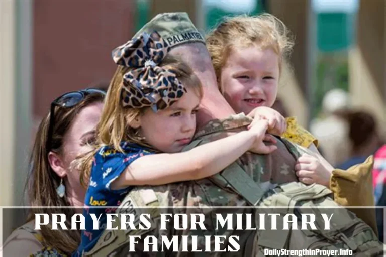 Prayers for Military Families