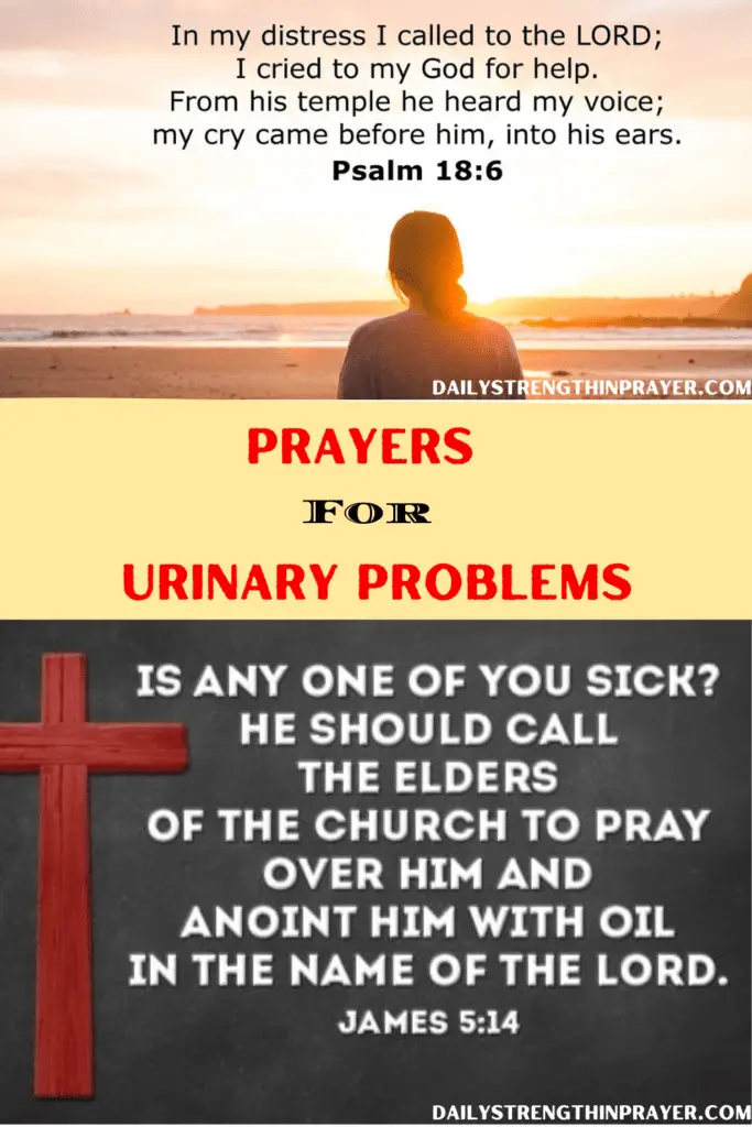 Prayers for Urinary Problems