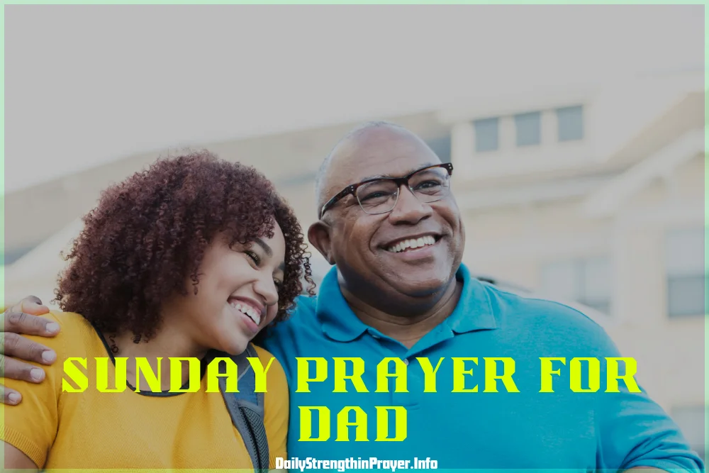 Sunday Prayer for Dad