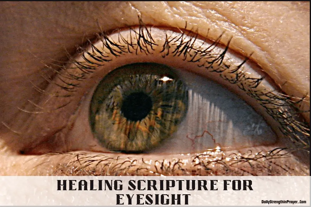 Healing Scripture for Eyes