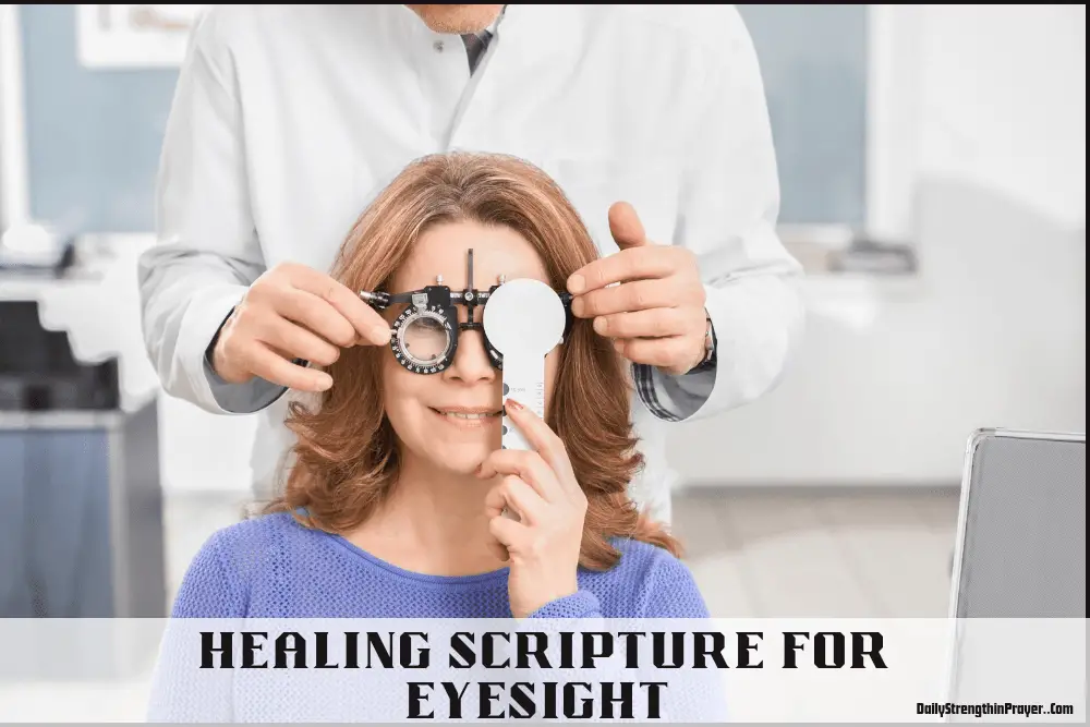 Healing Scripture for Eyesight
