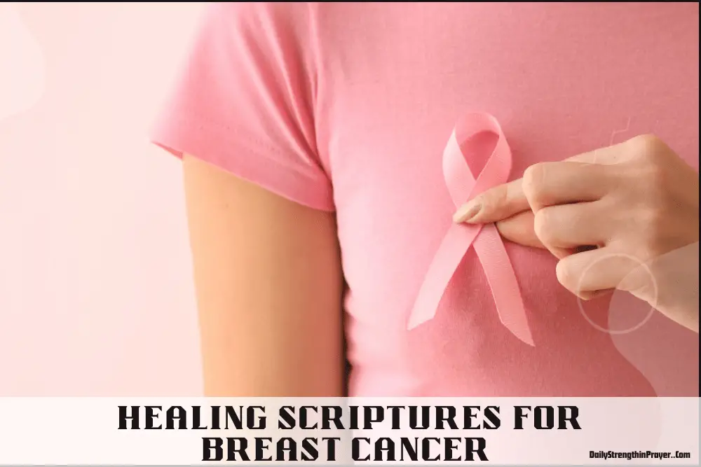Healing Scripture for breast cancer
