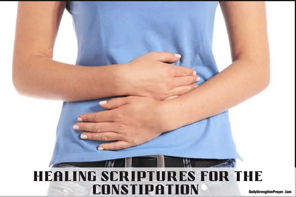 Healing Scripture for constipation