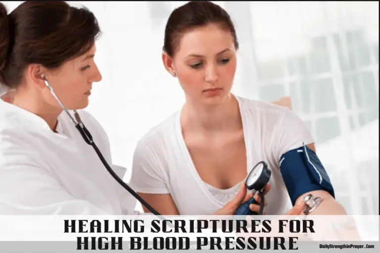 20 Healing Scriptures for High Blood Pressure to Pray Daily (KJV)