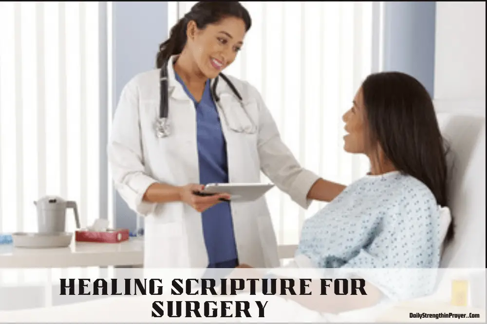 Healing Scripture for surgery