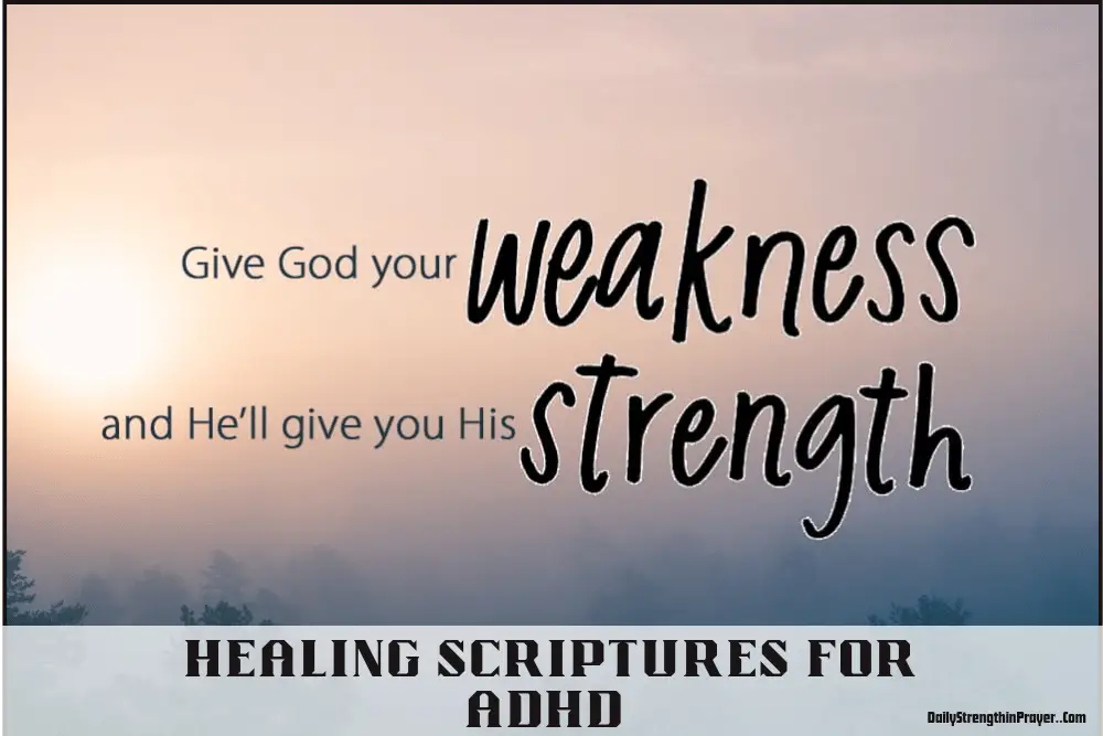 Healing Scriptures for ADHD