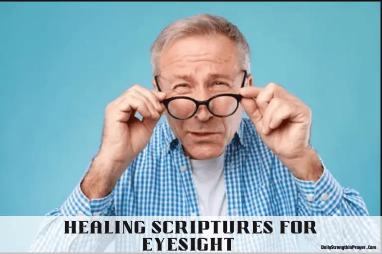 50+ Healing Scriptures for Eyesight to Pray Daily (KJV)