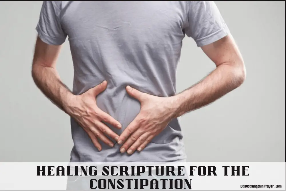 Healing Scriptures for constipation