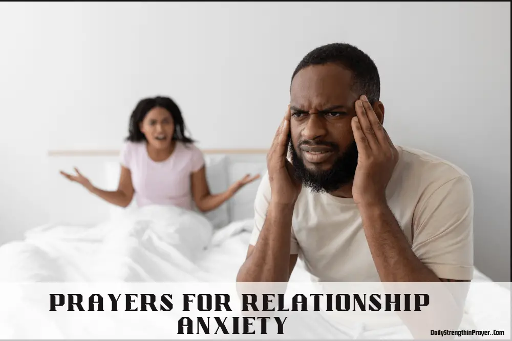 Prayers for relationship anxiety