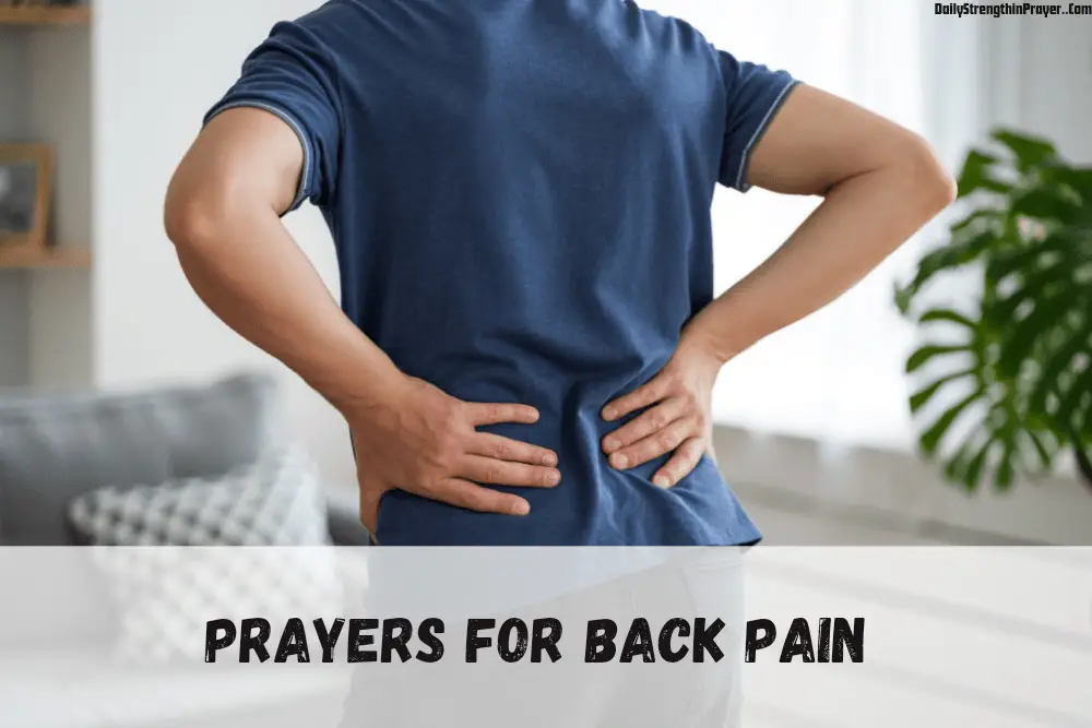 Prayers for back pain