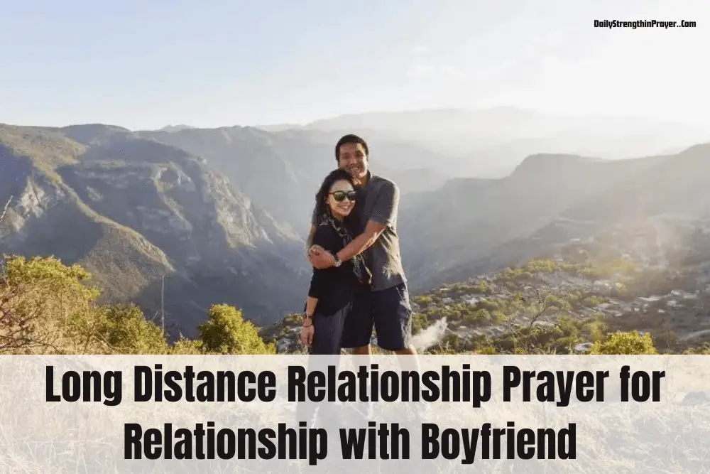 Long Distance Relationship Prayer for boyfriend