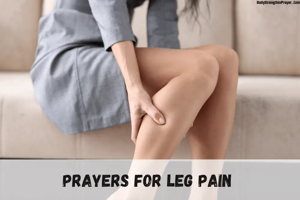 Prayer for Leg Pain