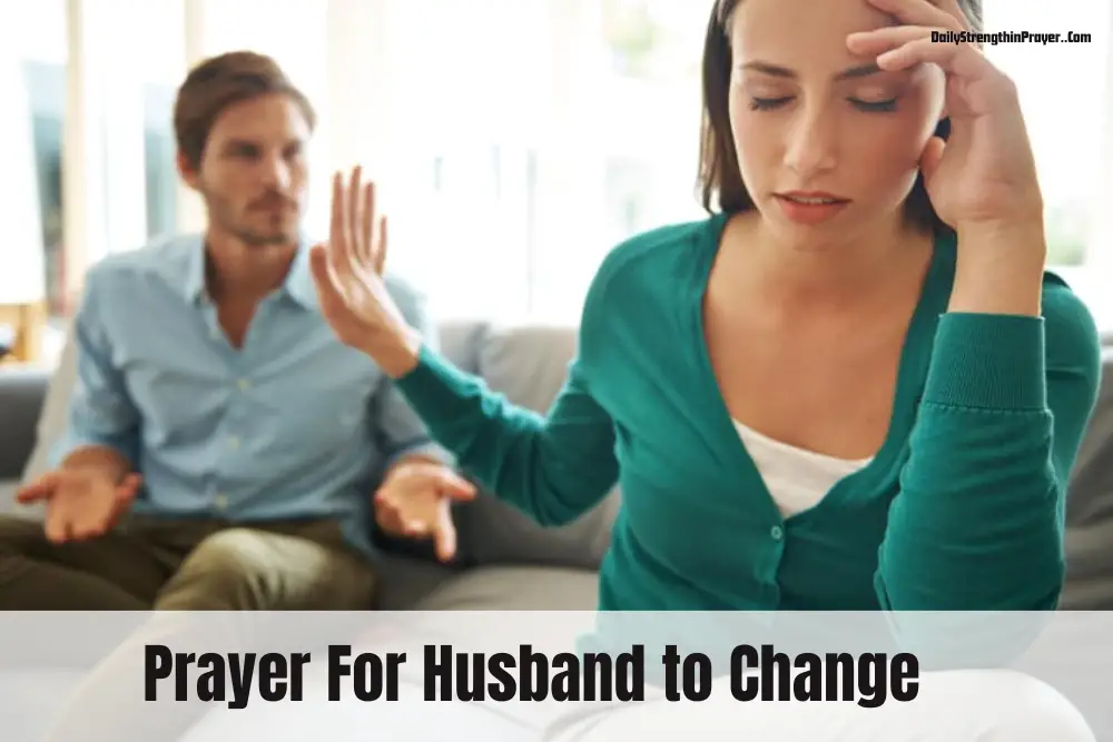 Prayer for Husband to Change