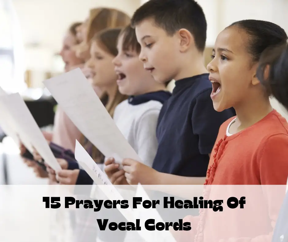 Prayers For Healing Of Vocal Cords
