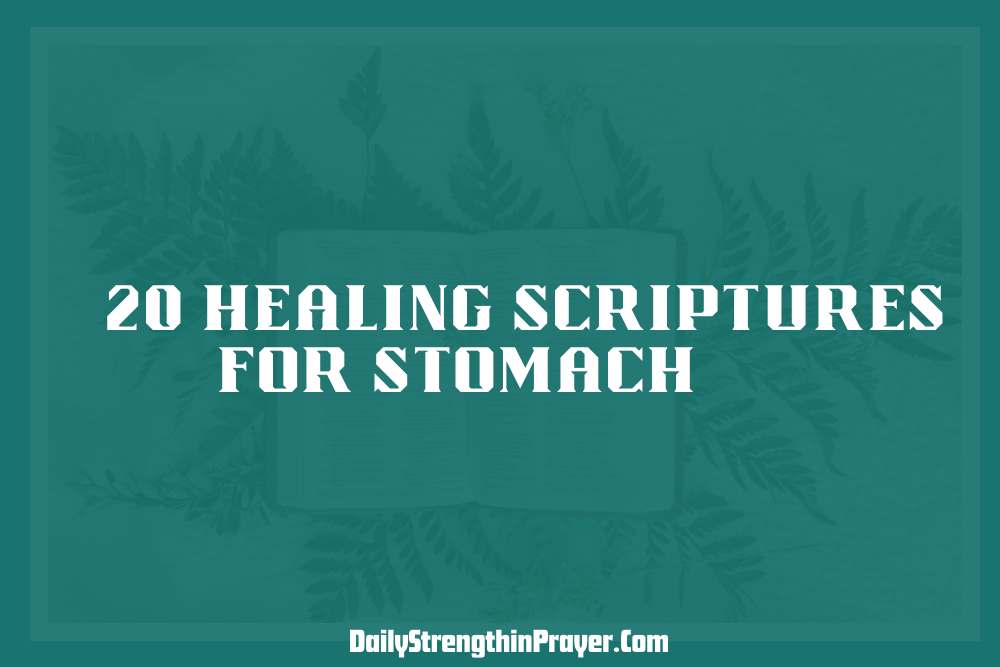 Healing Scriptures for Stomach