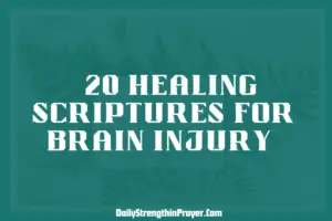 Healing scriptures for brain injury