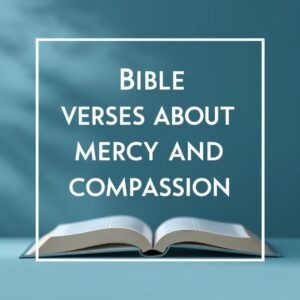 Bible Verses About mercy and compassion