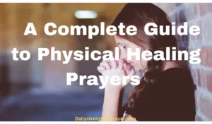 Physical healing prayers