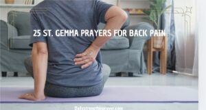 St. Gemma Prayers for Back Pain