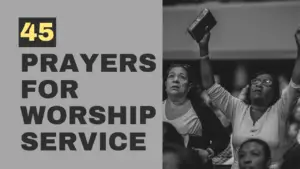 Opening prayer for worship service