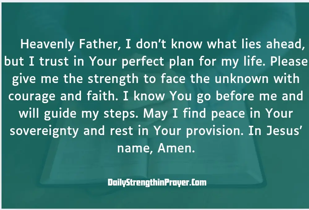 Powerful prayers for strength