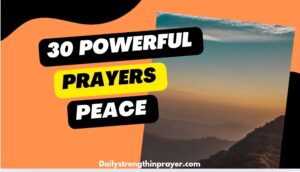 Prayer for peace