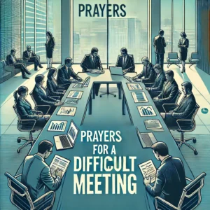 Prayers for a Difficult Meeting