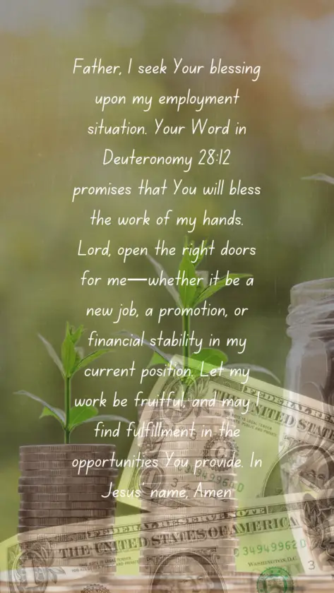 A Prayer for financial breakthrough