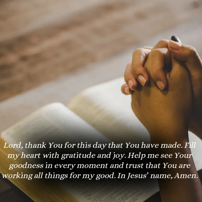 A Short Morning Prayer