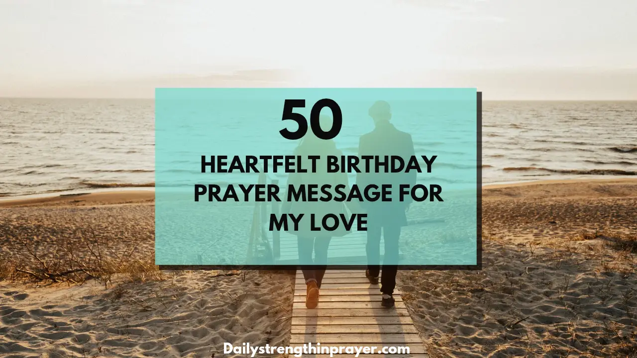 Birthday Prayer Message for My Love 1