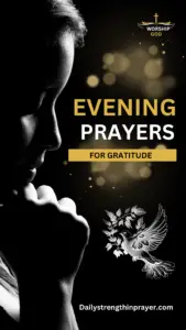 Evening Prayers for Gratitude