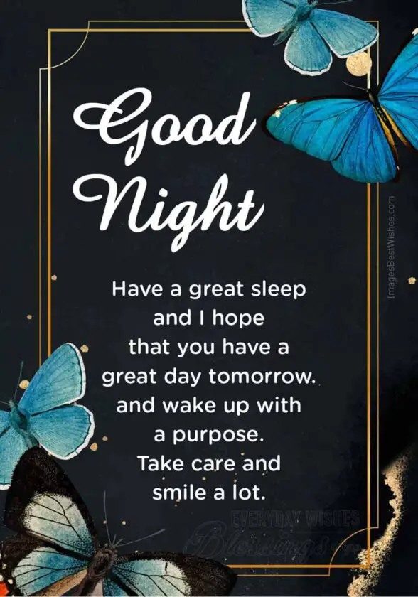 Good night blessings