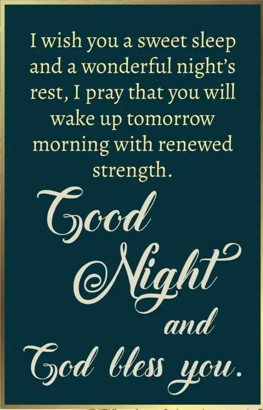 Good night blessings for Protection