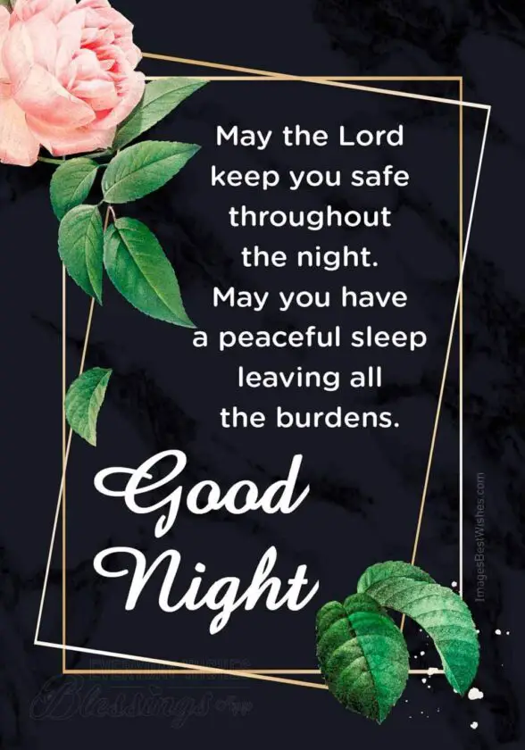 Joyful good night blessings