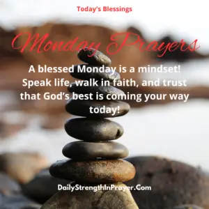 Monday Prayers