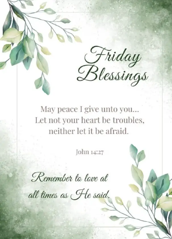 Positive Friday Blessings