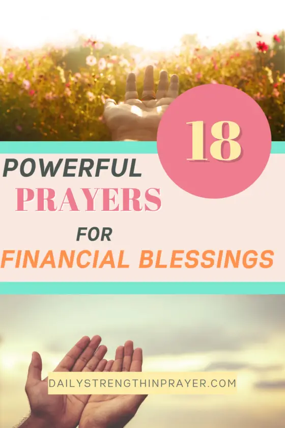 Powerful prayers for financial blessings