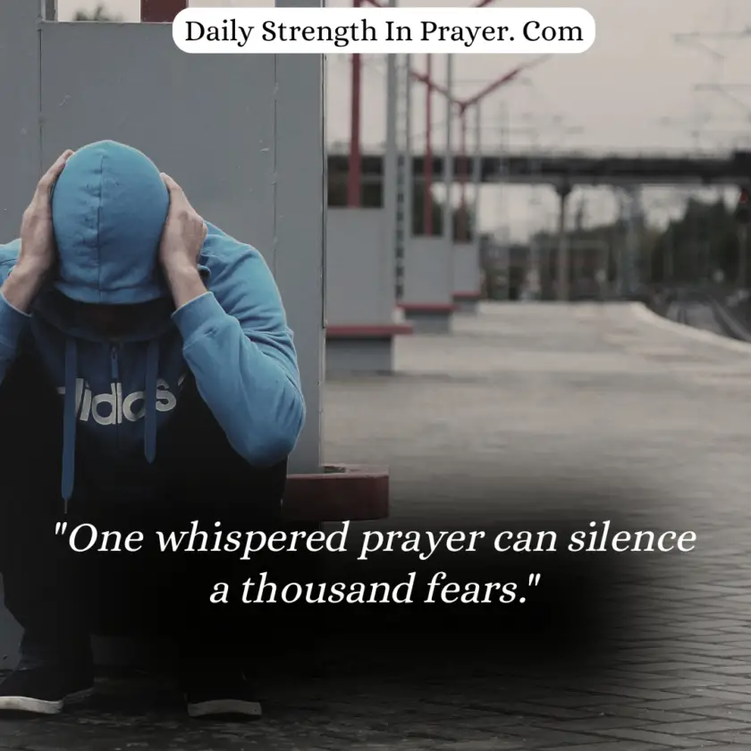 Prayer Qoutes to overcome fear