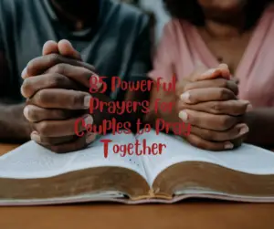 Prayer for couples