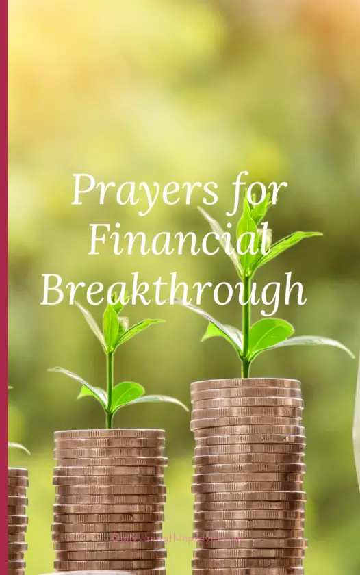 Prayer for financial breakthrough