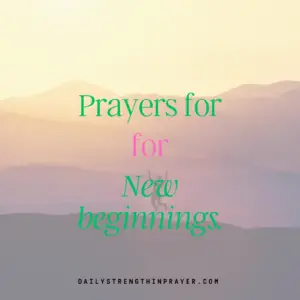 80 Hopeful Prayers for New Beginnings