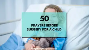 Prayers before surgery for a child