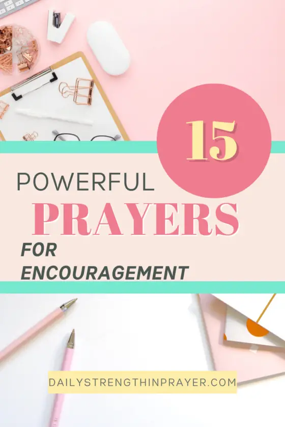 Prayers for Encouragement