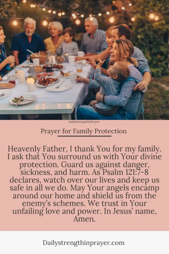 Prayers for Family protection